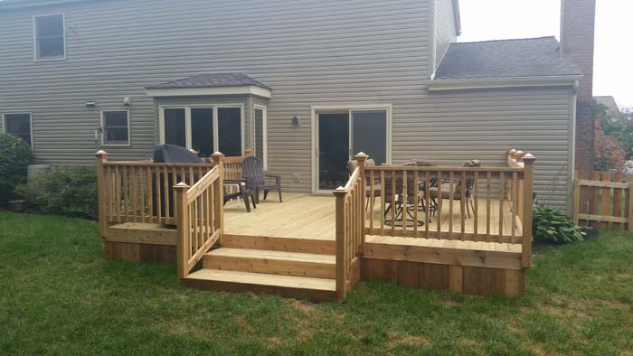 Wood deck design 25